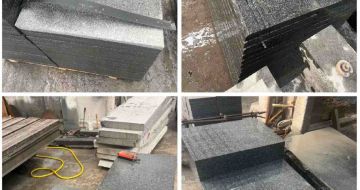 吉林市 芝麻黑地铺石材