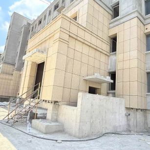 吉林市 黄金麻干挂，工地实拍