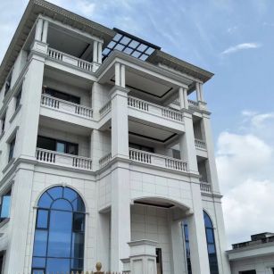 吉林市芝麻白别墅干挂效果展示