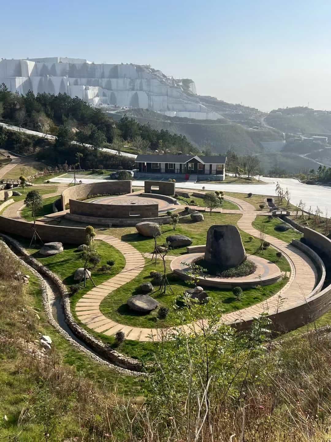 吉林市仿古石铺装整体效果