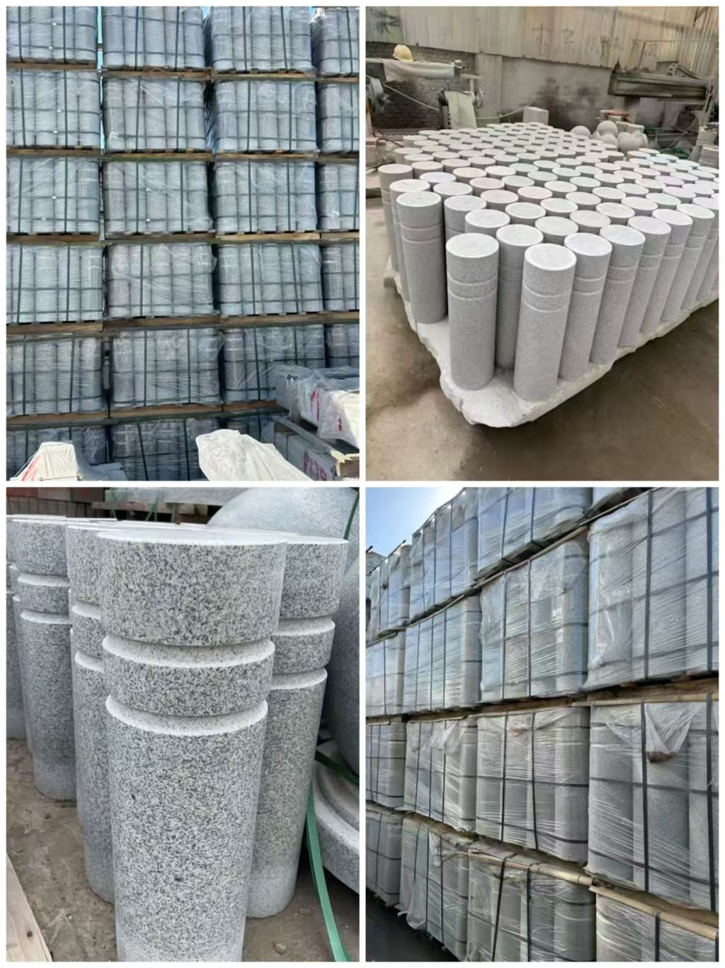 吉林市 芝麻白花岗岩挡车柱、隔离柱多少钱