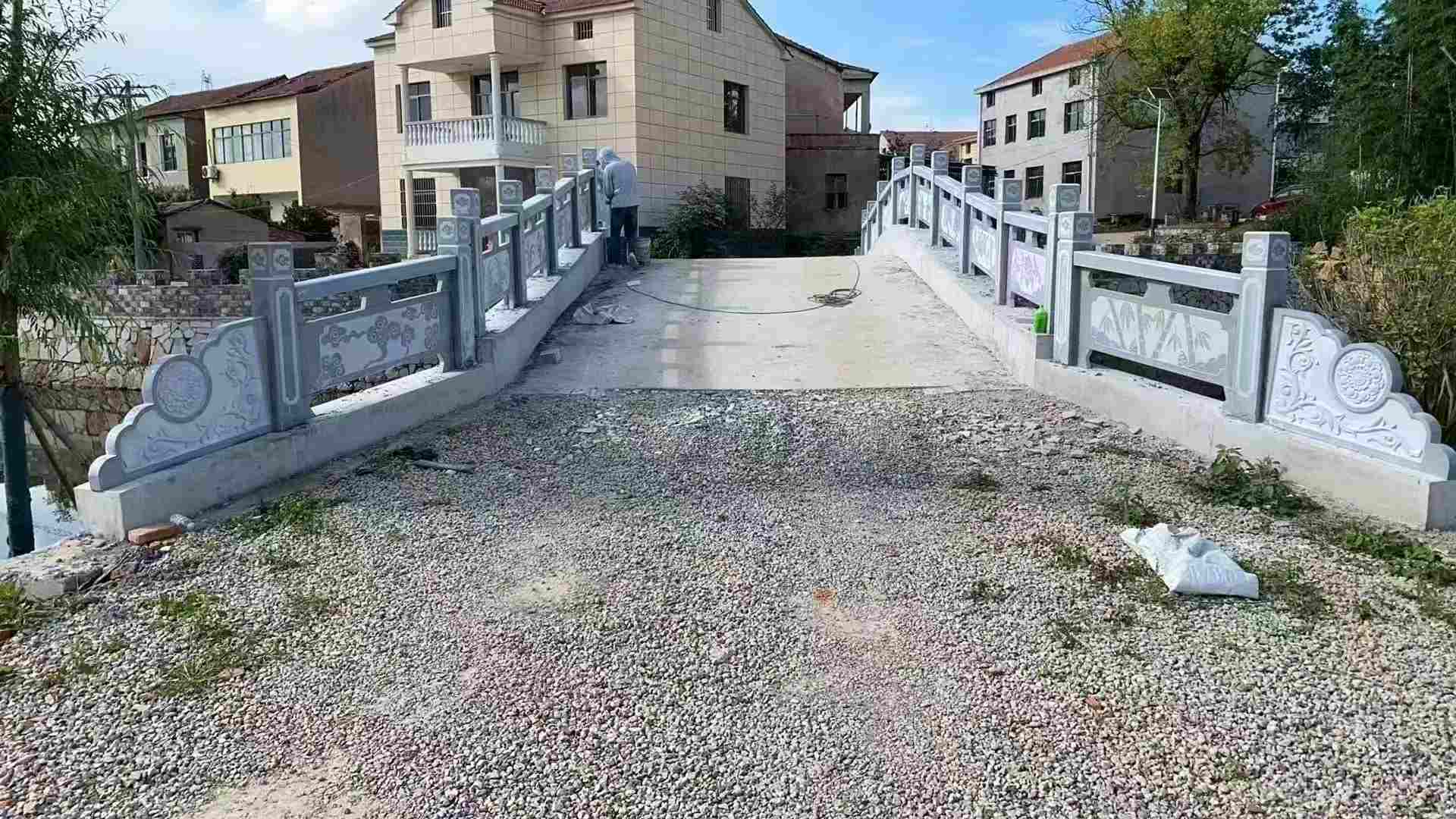 吉林市 芝麻灰花岗岩桥栏杆