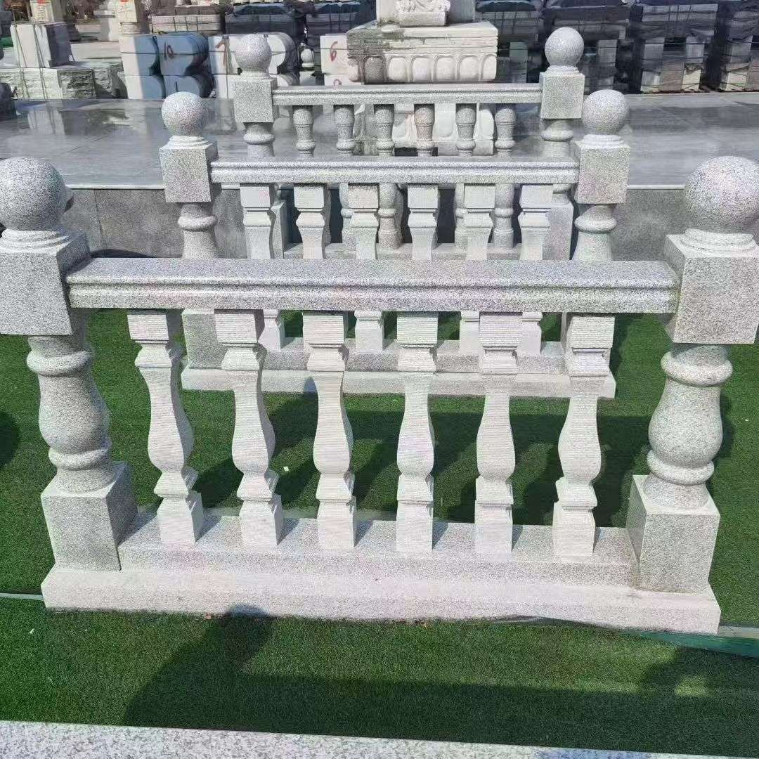 吉林市 别墅石材栏杆特写